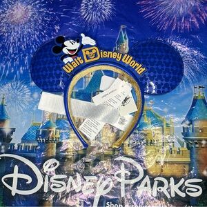 Disney Parks Walt Disney World Making Magic Mickey Mouse Ears Headband NWT